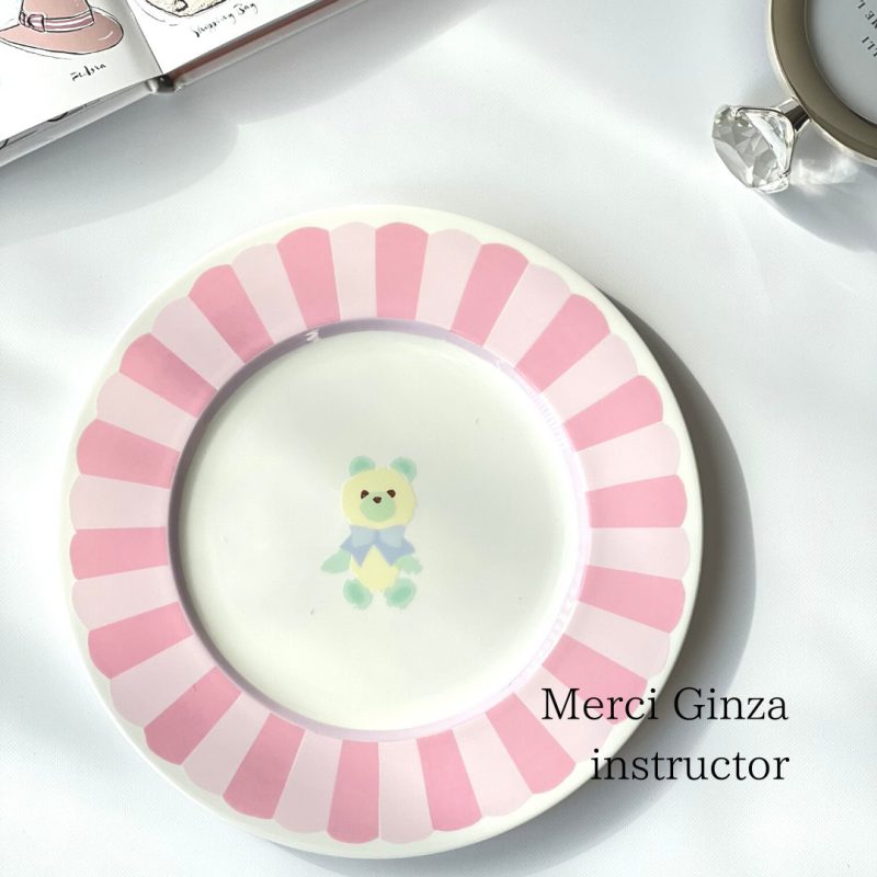 ポーセラーツ　銀座　スカラップ　インストラクター　Merci Ginza (1)